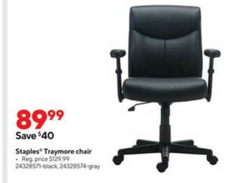Staples Staples Traymore Chair offer