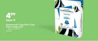 Staples Hammermill Copy Plus Copy Paper offer