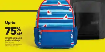 Staples Backpacks And Lunch Bags offer