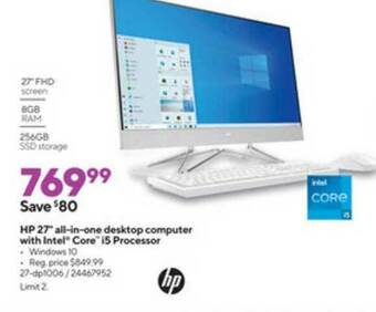 Staples HP 27 offer