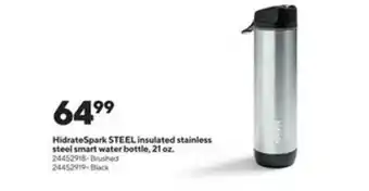 Hidratespark Steel Insulated Stainless Steel Smart Water Bottle