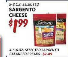 Breaux Mart Sargento Cheese offer