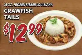 Breaux Mart Frozen Bieber Louisiana Crawfish Tails offer