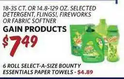 Gain Products , Bounty Essentials Paper Towels