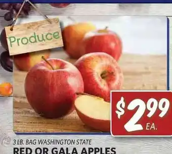 Breaux Mart Washington State Red Or Gala Apples offer