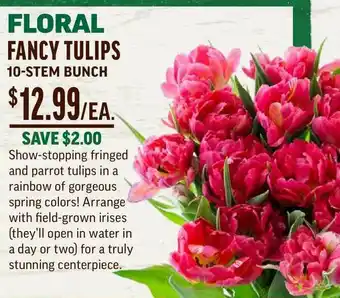 Central Market Floral Fancy Tulips offer