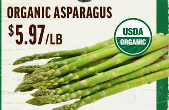 Central Market Organic Asparagus offer