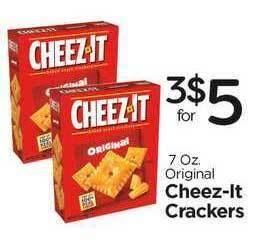 Edwards Food Giant Cheez-it Crackers offer