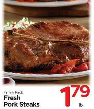 Edwards Food Giant Fresh Pork Steaks offer