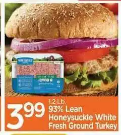 Edwards Food Giant 93% Lean Honeysuckle White Fresh Ground Turkey offer