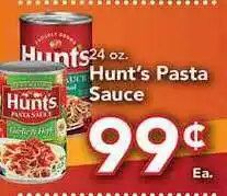 Eurofresh Market Hunt's Pasta Sauce offer