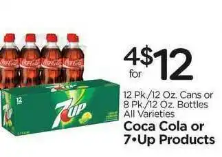 Coca Cola Or 7•up Products