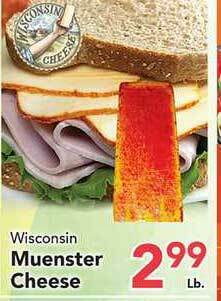 Eurofresh Market Wisconsin Muenster Cheese offer