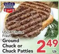 Eurofresh Market Usda Choice Fresh Ground Chuck Or Chuck Patties offer