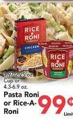 Eurofresh Market Pasta Roni Or Rice-a- Roni offer