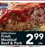 Eurofresh Market Usda Choice Fresh Meatloaf Beef & Pork offer