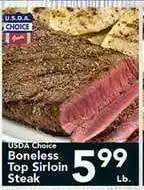 Eurofresh Market Usda Choice Boneless Top Sirloin Steak offer