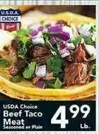 Eurofresh Market Usda Choice Beef Taco Meat offer
