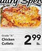 Eurofresh Market Chicken Cutlets offer