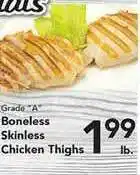 Eurofresh Market Boneless Skinless Chicken Thighs offer
