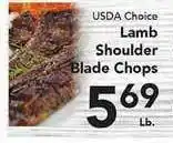 Eurofresh Market Usda Choice Lamb Shoulder Blade Chops offer