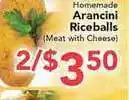 Eurofresh Market Homemade Arancini Riceballs offer