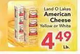 Eurofresh Market Land O Lakes American Cheese offer