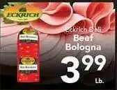 Eurofresh Market Eckrich Deli Beef Bologna offer