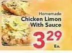 Eurofresh Market Homemade Chicken Limon With Sauce offer