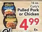 Eurofresh Market Curly's Pulled Pork Or Chicken offer