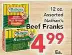 Eurofresh Market Nathan's Beef Franks offer