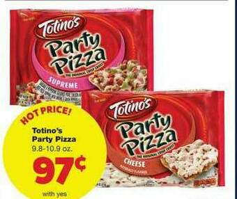 Family Fare Totino's Party Pizza offer