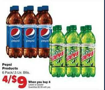 Family Fare Pepsi Products offer