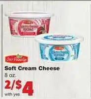 Family Fare Soft Cream Cheese offer