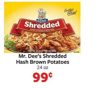 Fareway Mr. Dee's Shredded Hash Brown Potatoes offer