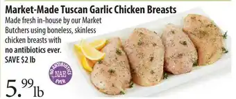 Market of Choice Market-Made Tuscan Garlic Chicken Breasts offer