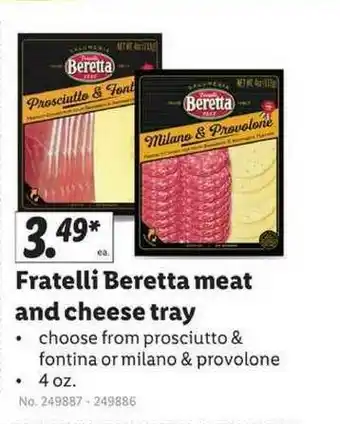 Lidl Fratelli Beretta Meat And Cheese Tray offer