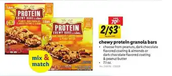 Lidl Chewy Protein Granola Bars offer