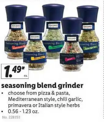 Lidl Seasoning Blend Grinder offer