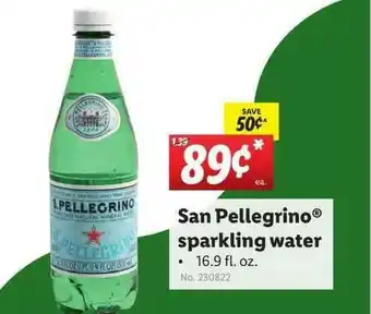 Lidl San Pellegrino Sparkling Water offer
