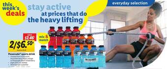 Lidl Powerade Sports Drink offer