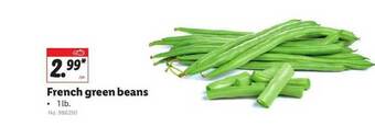 Lidl French Green Beans offer