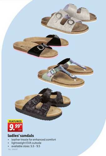 Lidl Ladies' Sandals offer