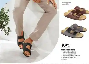 Lidl Men's Sandals offer