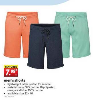 Lidl Men's Shorts offer