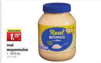 Lidl Real Mayonnaise offer