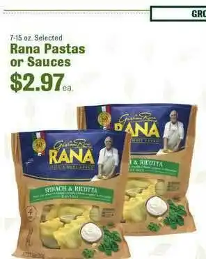 Robert Fresh Market Rana Pasta Or Sauces offer
