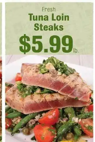 Robert Fresh Market Fresh Tuna Loin Steaks offer