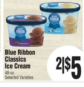 Rosauers Blue Ribbon Classics Ice Cream offer
