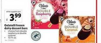 Lidl Gelatelli Frozen Dairy Dessert Bars offer
